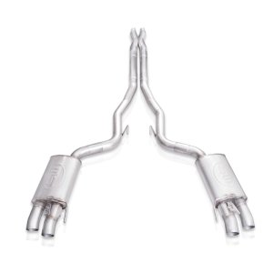 Ford Mustang Performance Exhaust - Stainless Works - Legend Catback with X-Pipe and Valves - `15-`20